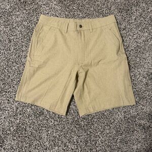 Swiss Alps Hybrid Shorts Mens 30 Tan‎ Excellent Stretch Hiking Outdoor Trail